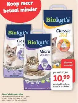 Maxi Zoo Biokat's kattenbakvulling aanbieding