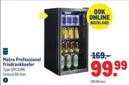 Makro Metro Professional frisdrankkoeler aanbieding