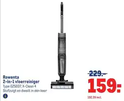 Makro Rowenta 2-in-1 vloerreiniger aanbieding