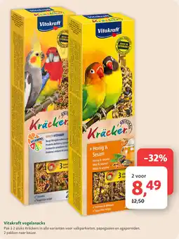 Maxi Zoo Vitakraft vogelsnacks aanbieding