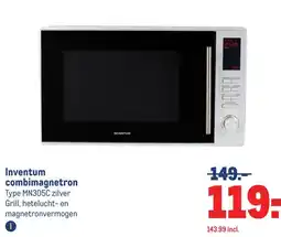 Makro Inventum combimagnetron aanbieding