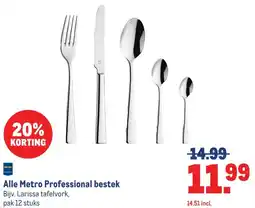 Makro Alle Metro Professional bestek aanbieding