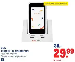Makro Dish contactloos pinapparaat aanbieding