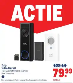 Makro Eufy videodeurbel aanbieding