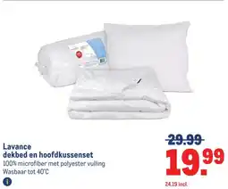 Makro Lavance dekbed en hoofdkussenset aanbieding