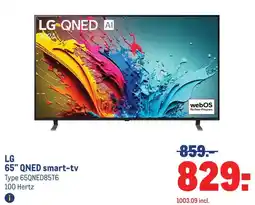 Makro LG 65 QNED smart-tv aanbieding