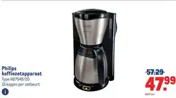 Makro Philips koffiezetapparaat aanbieding