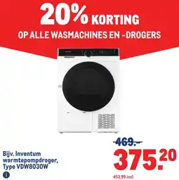 Makro OP ALLE WASMACHINES EN -DROGERS aanbieding