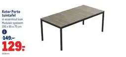 Makro Keter Porto tuintafel aanbieding