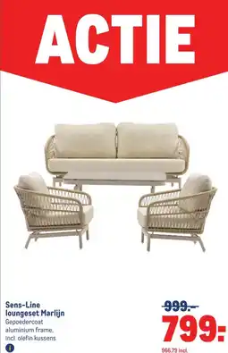 Makro Sens-Line loungeset Marlijn aanbieding