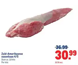 Makro Zuid-Amerikaanse ossenhaas 4/5 aanbieding