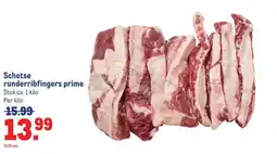 Makro Schotse runderribfingers prime aanbieding