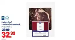 Makro Metro Chef runder-T-bonesteak aanbieding