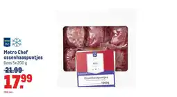 Makro Metro Chef ossenhaaspuntjes aanbieding