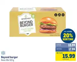 Makro Beyond burger aanbieding