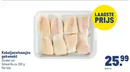 Makro Kabeljauwhaasjes gekweekt aanbieding