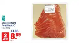 Makro Gerookte fjord forelfilet ASC aanbieding