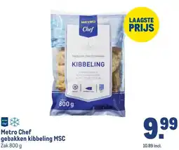 Makro Metro Chef gebakken kibbeling MSC aanbieding