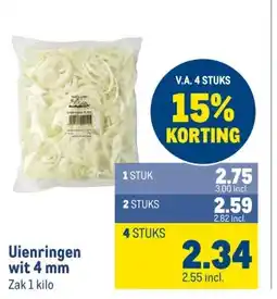Makro Uienringen wit 4 mm aanbieding