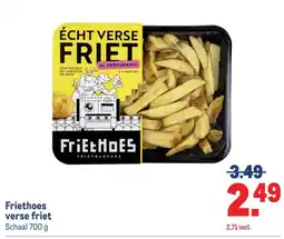 Makro Friethoes verse friet aanbieding