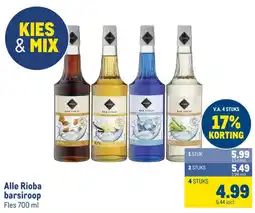 Makro Alle Rioba barsiroop aanbieding