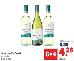 Makro Alle Jacob's Creek aanbieding