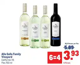 Makro Alle Gallo Family Vineyard aanbieding