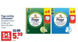 Makro Page vochtig toiletpapier aanbieding