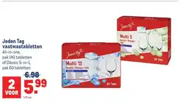 Makro Jeden Tag vaatwastabletten aanbieding