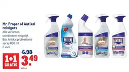 Makro Mr. Proper of Antikal reinigers aanbieding