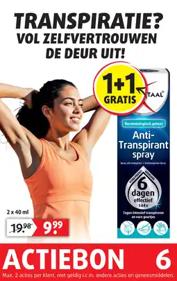 Lucovitaal Anti-Transpirant spray aanbieding
