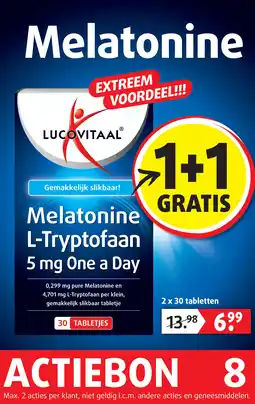 Lucovitaal Melatonine aanbieding