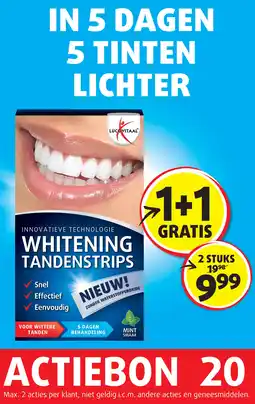 Lucovitaal Whitening Tandenstrips aanbieding