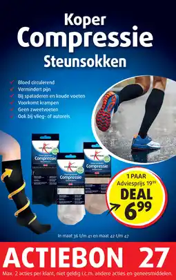 Lucovitaal Koper Compressie Steunsokken aanbieding