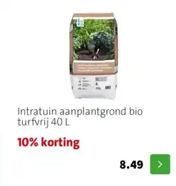 Intratuin Intratuin aanplantgrond bio turfvrij 40 L aanbieding