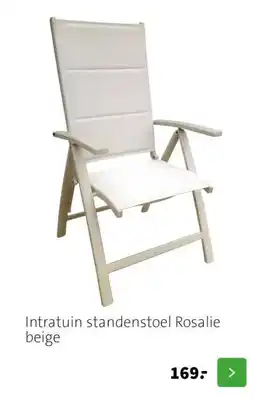 Intratuin Intratuin standenstoel Rosalie beige aanbieding