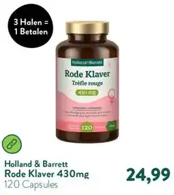 Holland & Barrett Rode Klaver 430mg aanbieding