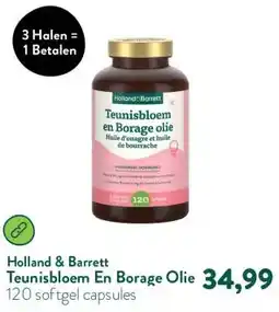 Holland & Barrett Teunisbloem En Borage Olie aanbieding