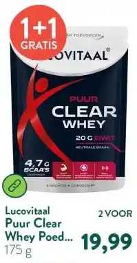 Holland & Barrett Puur Clear Whey Poeder - 7 doseringen aanbieding