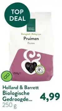 Holland & Barrett Biologische Gedroogde Pruimen aanbieding