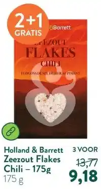 Holland & Barrett Zeezout Flakes Chili – 175g aanbieding