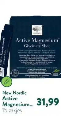 Holland & Barrett Active Magnesium Glycinate Shot - 15 sachets aanbieding