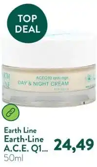 Holland & Barrett Earth·Line A.C.E. Q10 Dag & Nachtcrème aanbieding