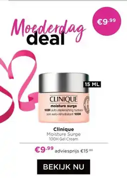 ICI Paris XL Clinique Moisture Surge 100H Gel Cream aanbieding