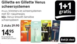 Etos Gillette en Gillette Venus scheersystemen aanbieding