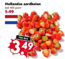 Coop Hollandse aardbeien aanbieding