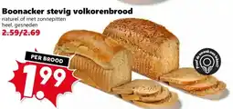 Coop Boonacker stevig volkorenbrood aanbieding