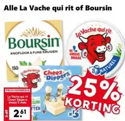Coop Alle La Vache qui rit of Boursin aanbieding