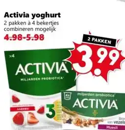 Coop Activia yoghurt aanbieding