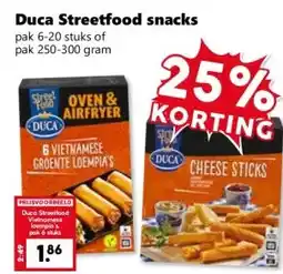 Coop Duca Streetfood snacks aanbieding